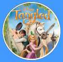 Tangled Edible Icing Image